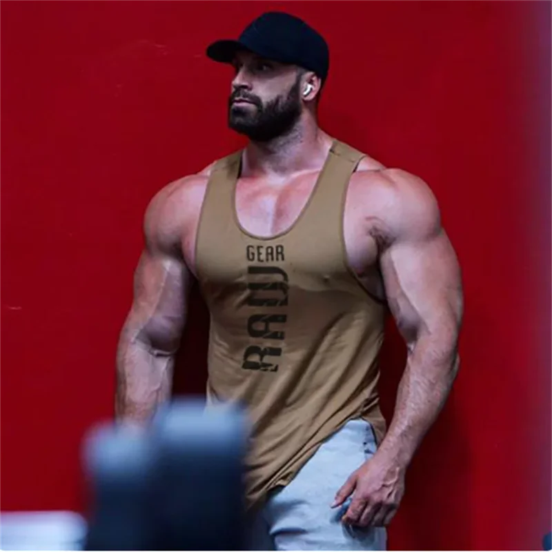 2023 new mens cotton tank tops shirt gym fitness vest sleeveless male casual bodybuilding sports man Workout clothes clothing Zen fit plus