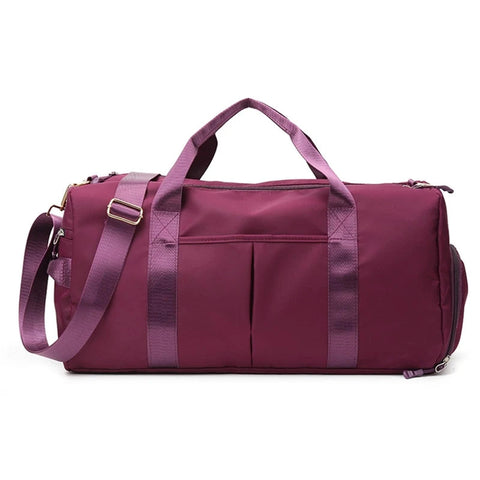 Gym Bag for Women with Shoe Compartment Durable Lightweight Yoga Large Handbag Zen fit plus