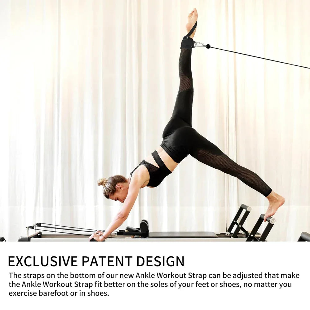 Ankle Straps for Cable Machine, Cable Ankle Attachment for Gym, Ankle-Cuff,Kickback Ankle Strap for Glute Workout,Leg Extensions - Zen Fit Plus