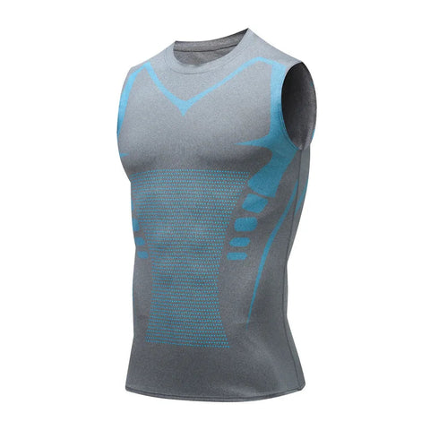 Compression Tank Top Men Gym Shirt Sleeveless Quick Dry Printing Sportswear Male Fitness Bodybuilding Vest Workout Muscle Top Zen fit plus