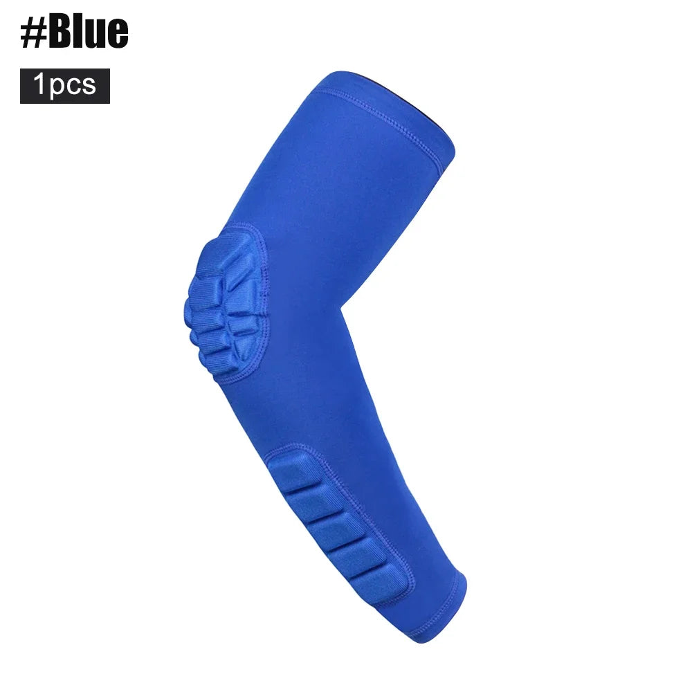 1Pcs Elbow Pads Compression Shooter Sleeves Men Women Arm Sleeve with Pad for Basketball Football Volleyball Cycling Running Zen fit plus