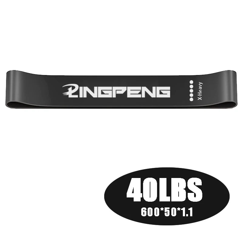 LINGPENG Resistance Band Set for Men and Women 5 Elastic Bands with Different Resistance Levels for Long Workouts Home Gym Zen fit plus
