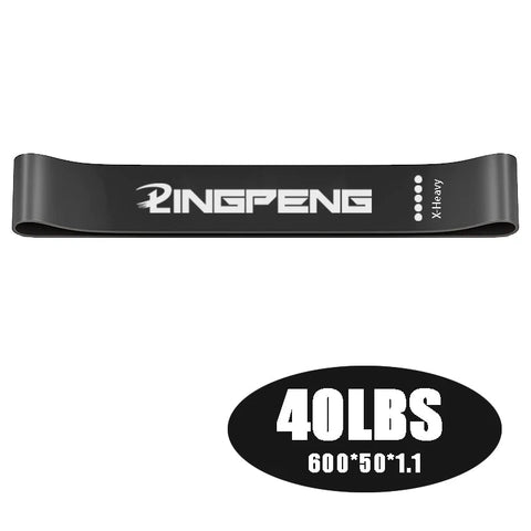 LINGPENG Resistance Band Set for Men and Women 5 Elastic Bands with Different Resistance Levels for Long Workouts Home Gym Zen fit plus