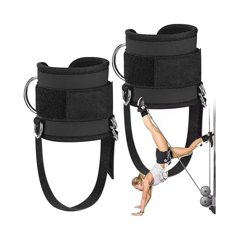 1Pc Padded Ankle Straps Ankle Straps for Cable Machines Single/Double D-Ring Fitness Ankle Cuffs for Leg Extensions - Zen Fit Plus