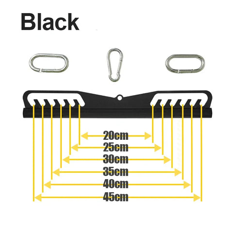 Fitness Rowing Attachment Gym Biceps Triceps Blaster Handle Press Down Grips Hand Lat Pull Down Pulley Cable Machine Accessories - Zen Fit Plus