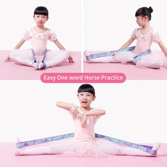 8/9 Loops Children Upgrade Pattern Guide Digital Resistance Elastic Band for Dance, Gymnastics, Ballet rubber band for training Zen fit plus