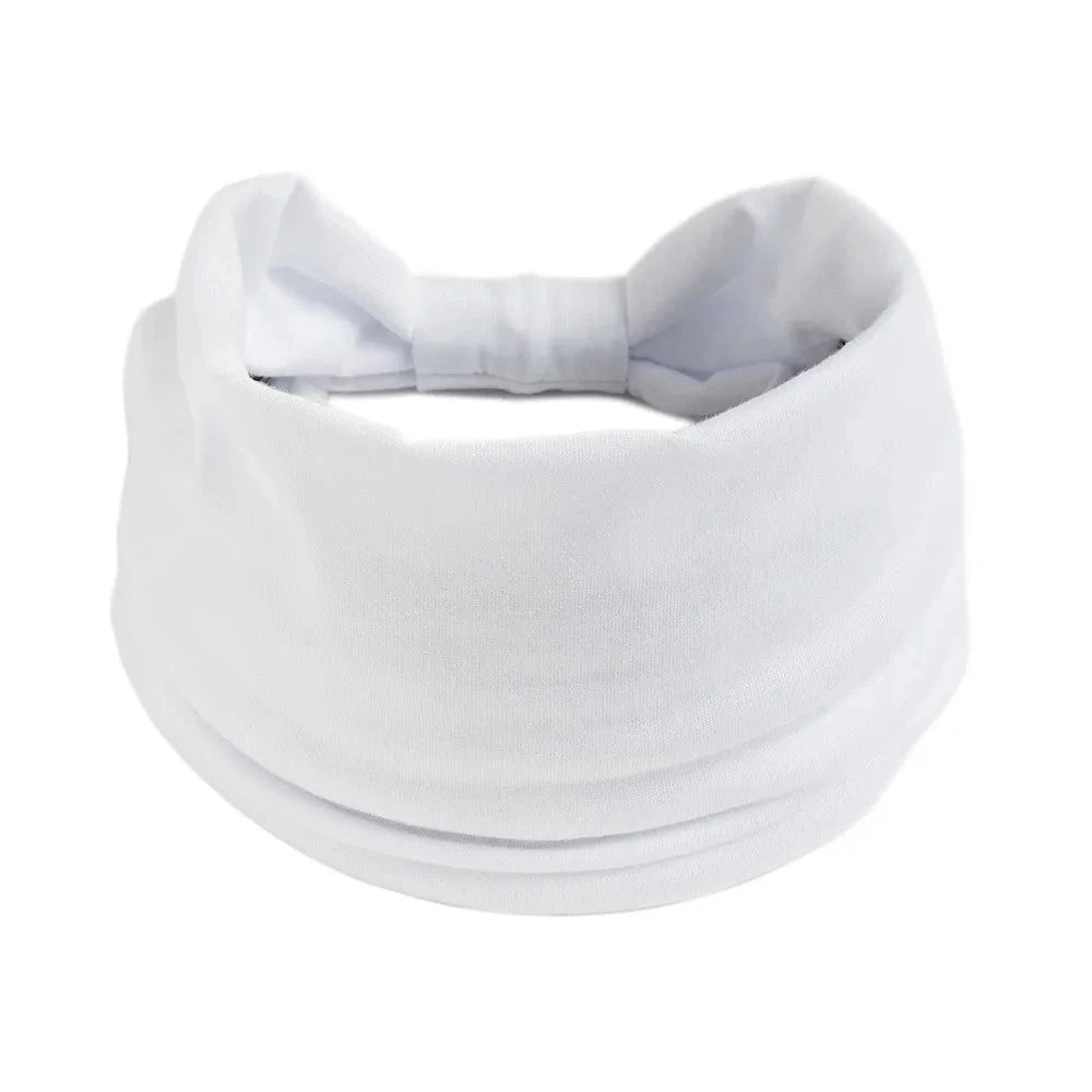 Head Band Women Hair Accessories Solid Wide Headband Bowknot Turbans Wash Face Make-up Hair Band Sports Running Yoga Headbands Zen Fit Plus