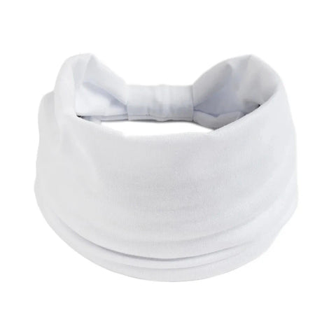 Head Band Women Hair Accessories Solid Wide Headband Bowknot Turbans Wash Face Make-up Hair Band Sports Running Yoga Headbands Zen Fit Plus