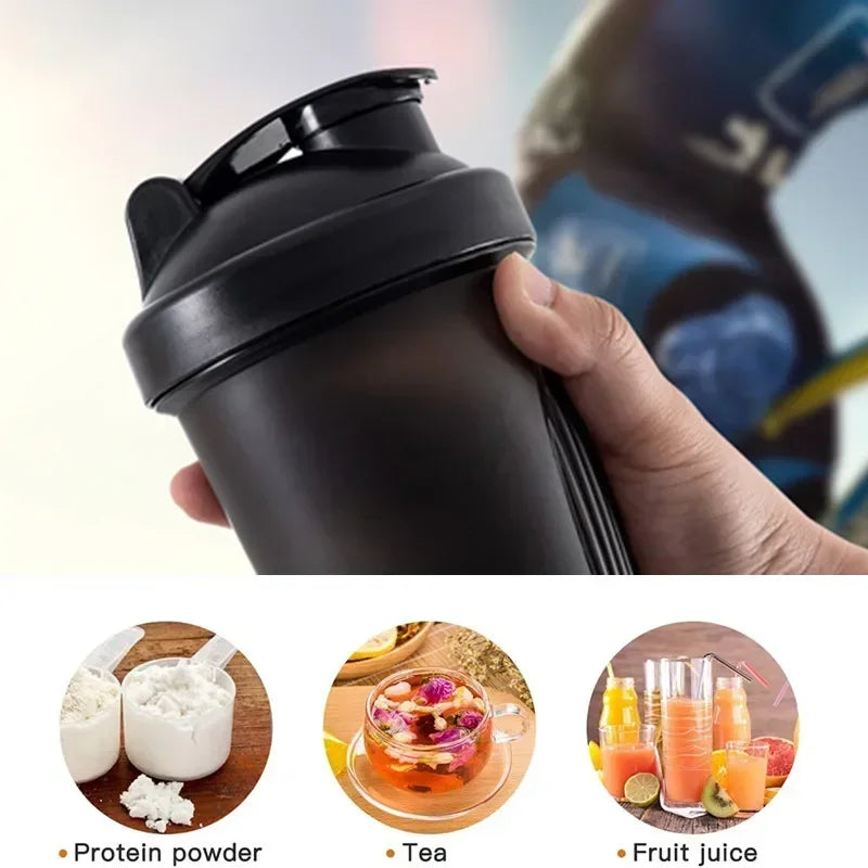 400ml Leak-Proof Shaker Cup with Mixing Ball – BPA-Free Bottle for Protein Shakes and Milkshakes, Perfect for Gym and Fitness Zen fit plus