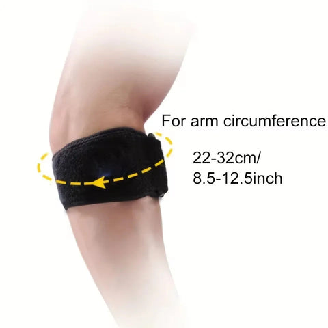 GOBYGO 1Pcs Breathable Tennis Elbow Brace Compression Pad Relieves tendonitis Adjustable Tennis Golf Elbow Forearm Brace Strap Zen fit plus