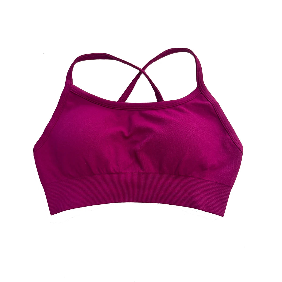 Dynamic Backless Sports Bra Women Seamless Yoga Top Bra Medium Support Padded Gym Crop Top Stretchy Fitness Sports Top Zen fit plus