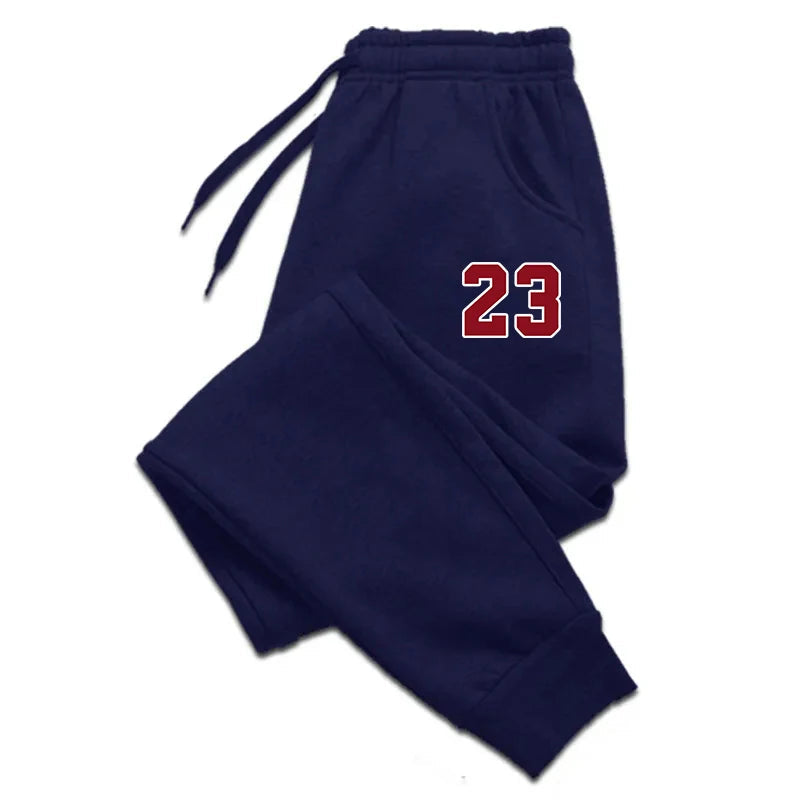 Men's Luxury Print Fleece Sweatpants Warm Jogging Pants Multiple PacksMale Outdoor Trousers Straight Trouse New Autumn Winter Zen fit plus