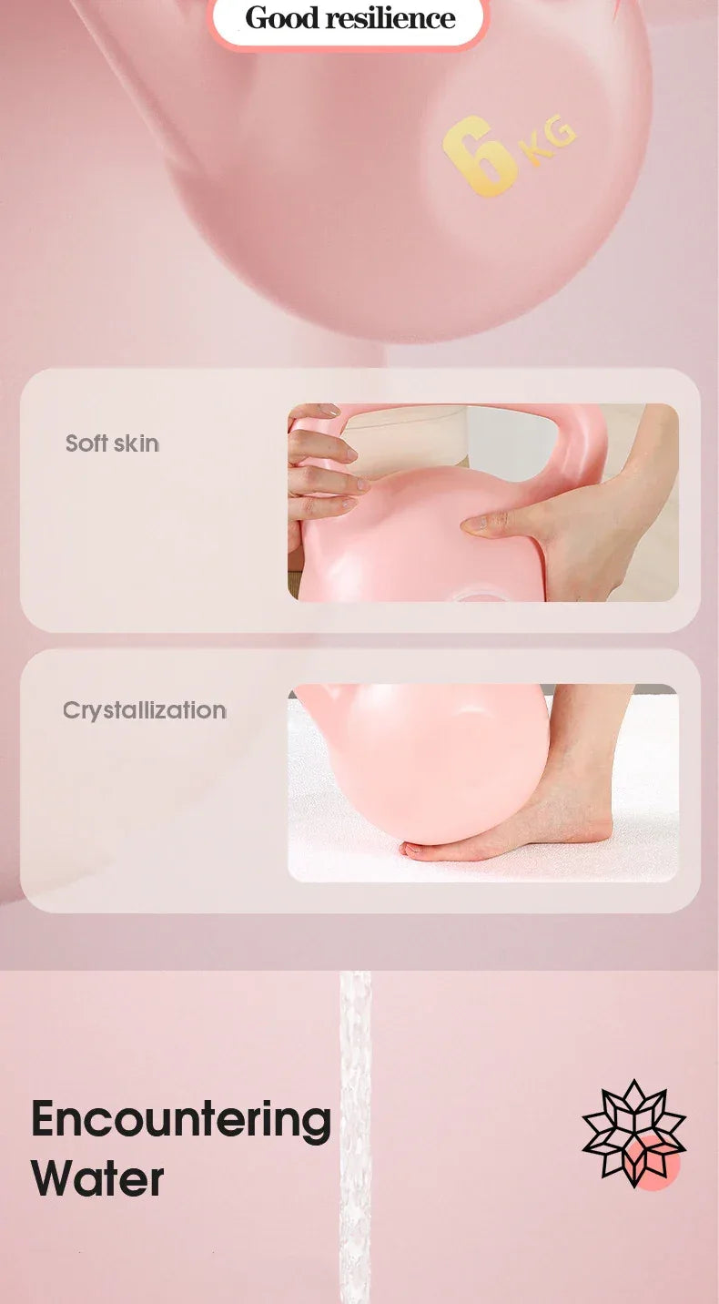 Man Soft Dumbbells Fitness Home Women's 6kg Kettle Bell Soft Kettlebell Squat Trainer Magical Tool for Training Buttocks - Zen Fit Plus