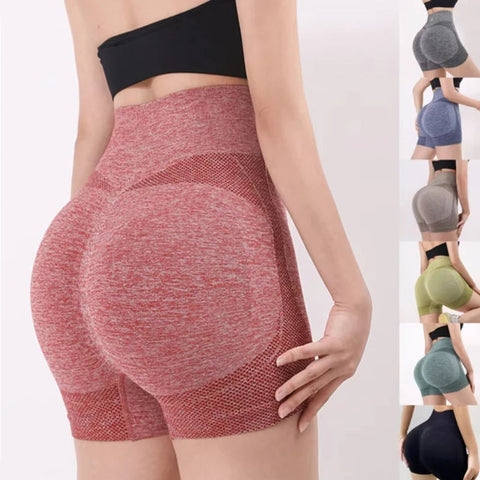Women Yoga Shorts High Waist Workout Shorts Fitness Yoga Lift Butt Fitness Ladies Yoga Gym Running Short Pants Sportswear Zen fit plus
