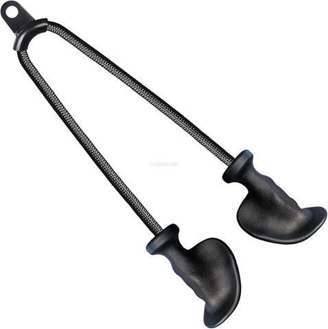 Fitness Biceps Triceps Rope Pull Down Grip Handles Muscle Gym Rope Pulley Cable Machine Attachment Back Pulls Pulley Accessories Zen fit plus