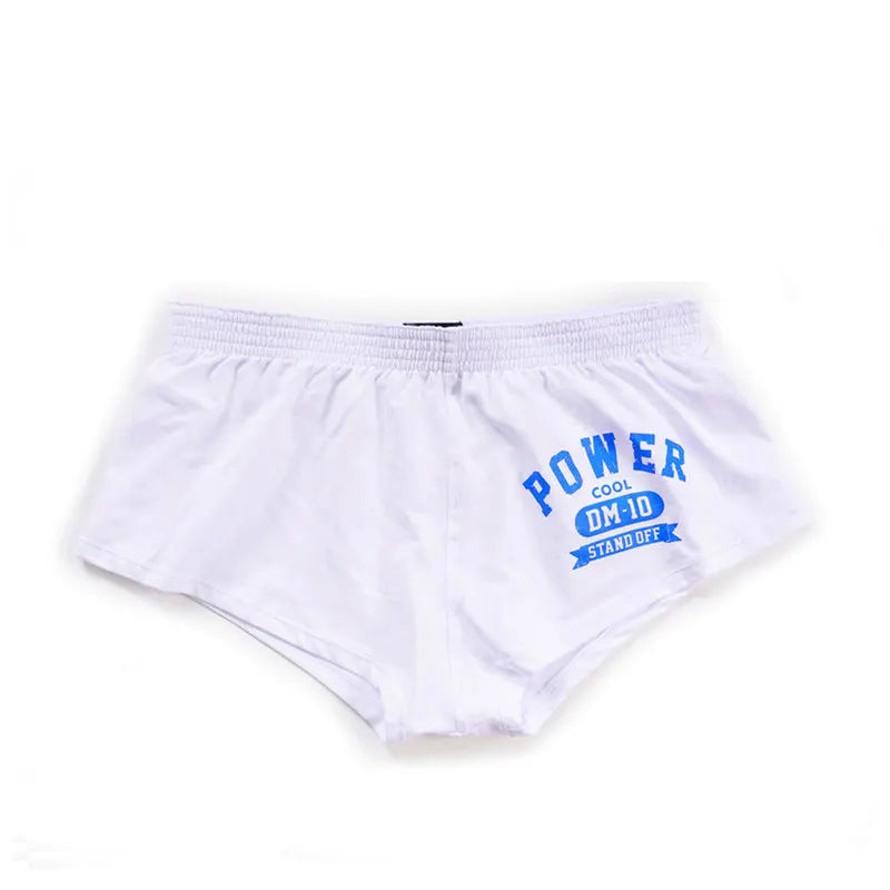 Cotton Fitness Gym Shorts For Men Running Short Home Sport Yoga Workout Training Summer Breathable Loose Underwear Man Boxer D.M Zen fit plus