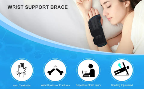 1Pcs Adjustable Wristband Wrist Support Wrist Brace Sport Left Right Hand Wrist Support for Fitness, Weightlifting & Pain Relief - Zen Fit Plus