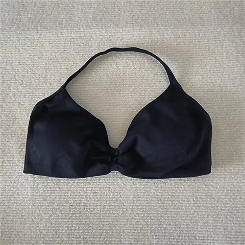 Fashion Strappy Bra Gym Top Girl Women High Support Thin Strap Halter Sports Seamless Bras Scrunch Workout Yoga Tank Bra Zen Fit Plus