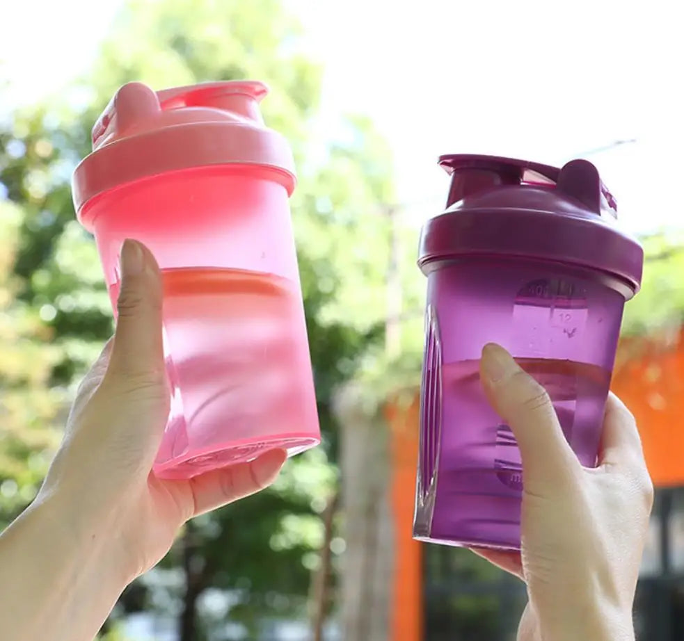 Leeseph Shaker Bottle with Shaker Balls Leak Proof Drink Shaker Bottle for Shake and Pre Work Out Best Shaker Cup (BPA free) Zen fit plus