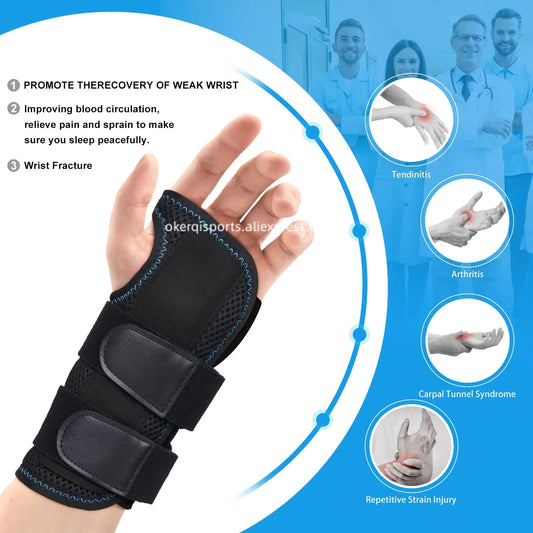 1Pcs Adjustable Wristband Wrist Support Wrist Brace Sport Left Right Hand Wrist Support for Fitness, Weightlifting & Pain Relief Zen fit plus