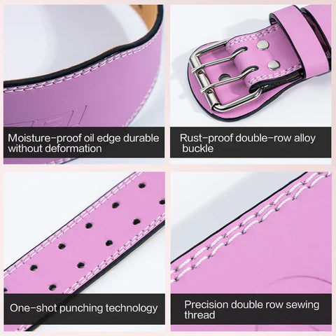 10cm Width Fitness Leather Belt Squat Hard Pull Waist Training Sports Waist Protective Gear Weightlifting Fast Buckle Belt - Zen Fit Plus