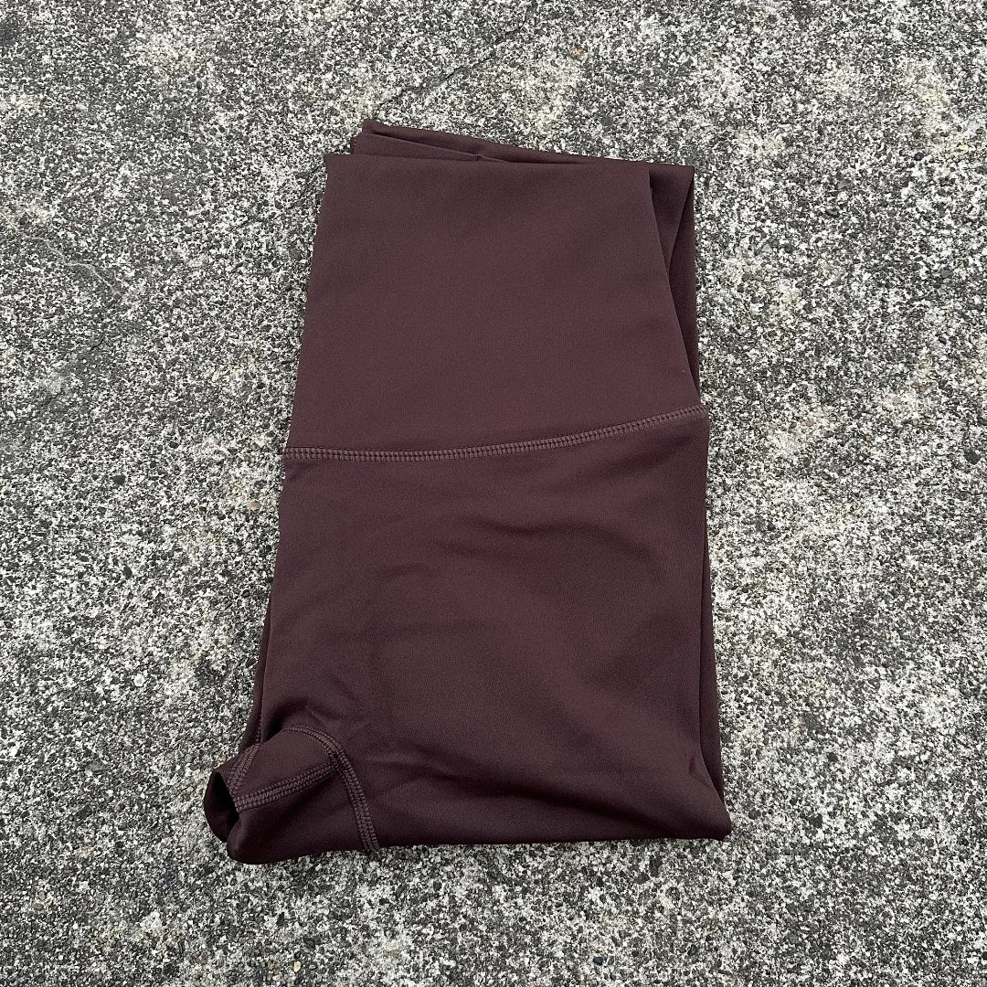 Solid Color Back Waist Pocket High Waist Yoga Legging Women Sport Cropped Pants Butter Athletic Gym Comprehensive Training Jog Zen fit plus