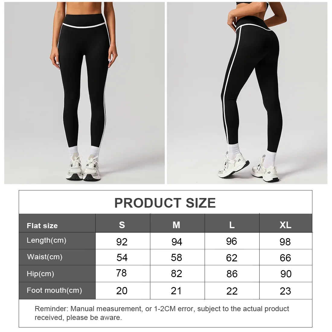 Women Fitness Casual Training Contrast Color Butt Liftting Outdoor Running Sport Yoga Leggings - Zen Fit Plus