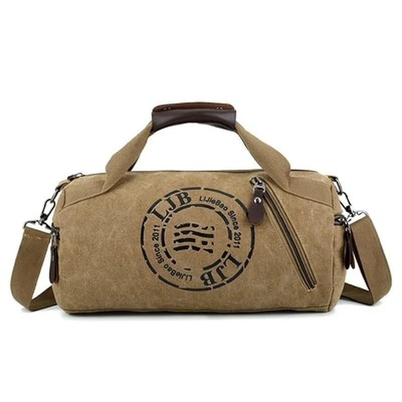 Male Canvas Sport Bag Durable Multifunction Handbag Men Training Gym Bags Women Fitness Shoulder Bag Outdoor Sporting Backpack Zen fit plus
