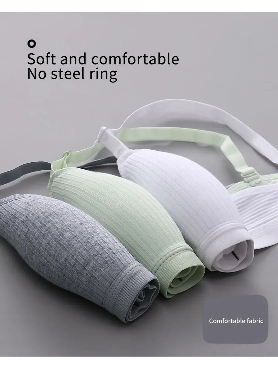 Sport Underwear for Teens Seamless Girl No Underwire Training Bra Soft Skin-Friendly School Girl Small Size Bra Clothing - Zen Fit Plus