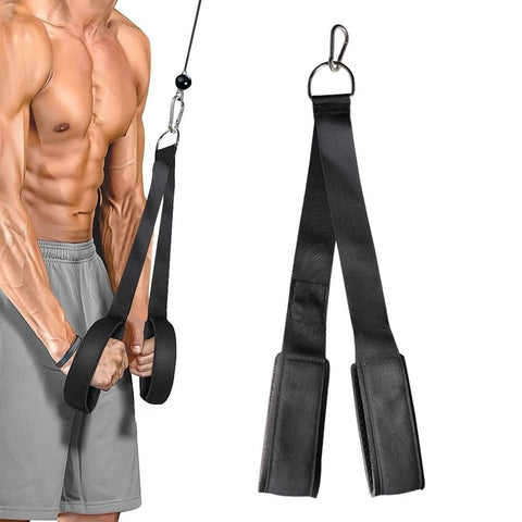 Tricep Rope Cable Attachment Handles Tricep Pull Down Rope for Push Downs Crunches Facepulls for Professional Gym Zen fit plus