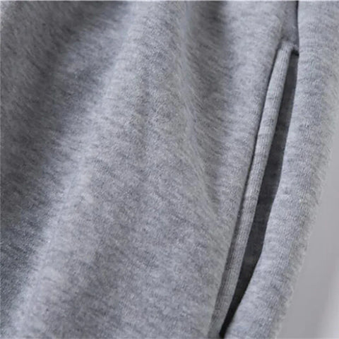 Men's Sweatpants Spring Autumn Fleece Pants Sport Long Pants Casual Drawstring Pockets Trousers Oversize Sweatpants For Men - Zen Fit Plus