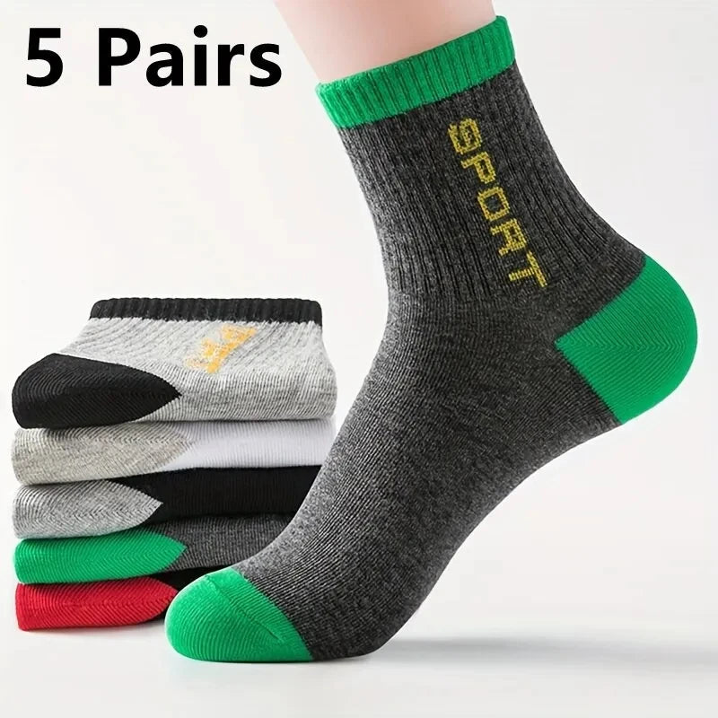 20/10/6/5/4/3/1pairs Men's Fashion Cotton Breathable Comfortable Ankle Socks, Men's Summer Socks Zen fit plus