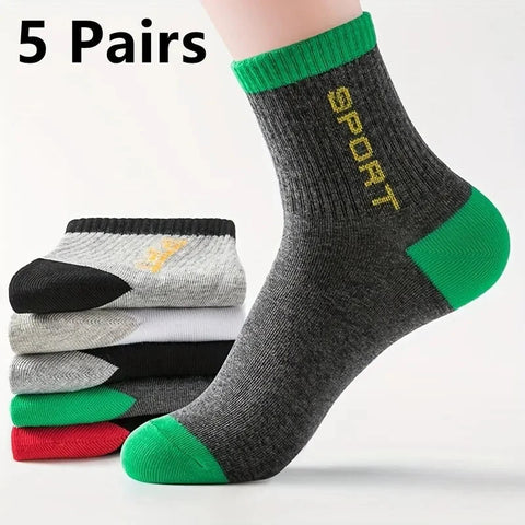 20/10/6/5/4/3/1pairs Men's Fashion Cotton Breathable Comfortable Ankle Socks, Men's Summer Socks Zen fit plus