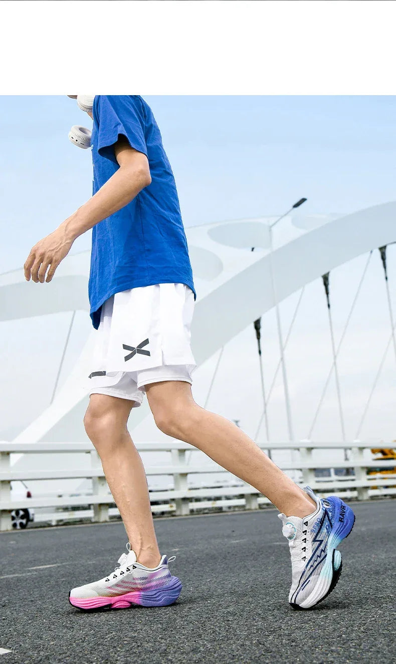 2025 New Men's Running Shoes Cushioning Carbon Plate Racing Marathon Athletic Shoes Comfortable Non-slip Sports Tennis Shoes - Zen Fit Plus