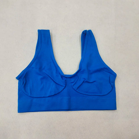 unlined Seamless Bra Vest Women sleep Underwear yoga sports Brassiere Big Size Top no sponge insert pad Bralette Zen fit plus