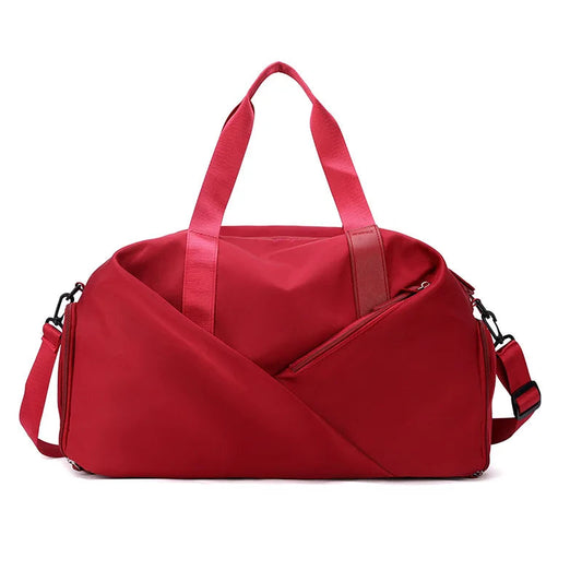 Women Gym Sports Bag Waterproof Swimming Yoga Mat Pink Weekend Travel Duffle Bags for Women Sport Fitness Shoulder Handbag Zen fit plus