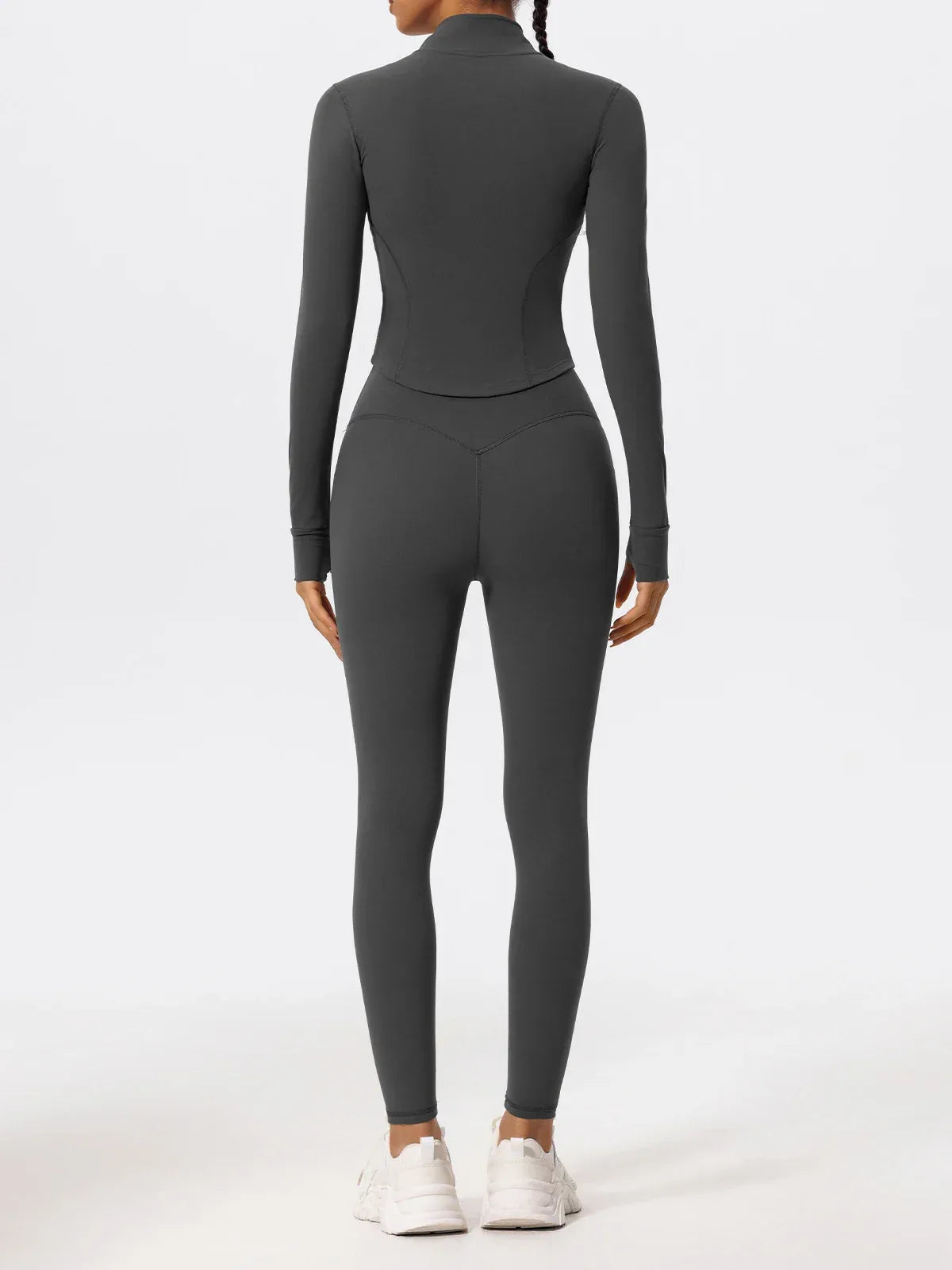 Hearuisavy Ultra-Soft Fabrics Casual Tight Sports Jackets Women Zipper Yoga Clothes Female Quick-Dry Long Sleeve Sportswear - Zen Fit Plus