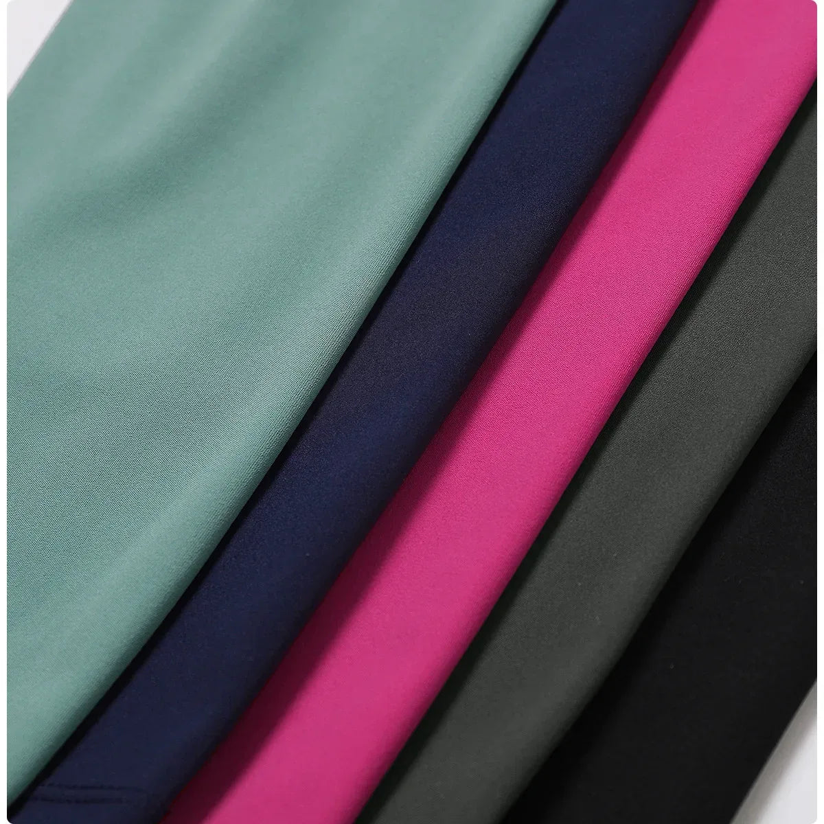 Hearuisavy Autumn Elasticity Yoga Jacket Outdoor Running Sports Jacket Female Gym Zipper Tight Fitting Jacket Women Sportswear - Zen Fit Plus