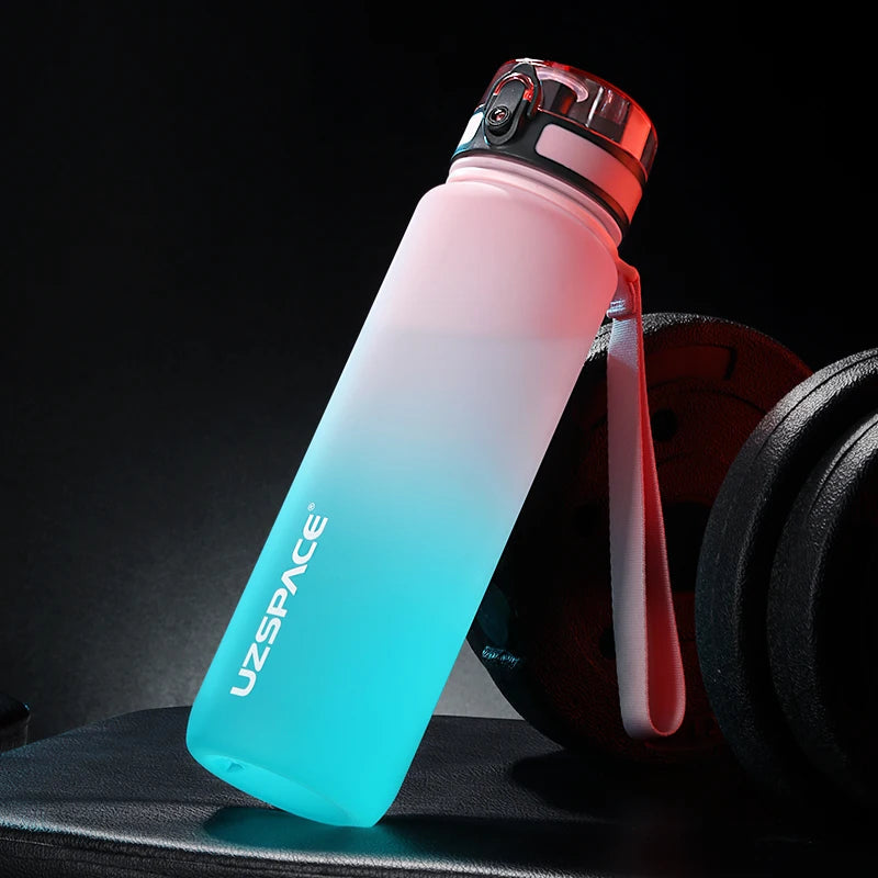 500/800/1000ml Sports Water Bottle Portable Leakproof Shaker Drinkware Outdoor Tour Gym Fitness Cup Tritan Plastic Jugs BPA Free Zen fit plus