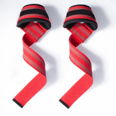 1Pair Non-slip Strap Gym Dumbbell Workout Weights Lifting Straps Crossfit Fitness Equipment Wrist Wrap Lift Exercise Training Zen fit plus