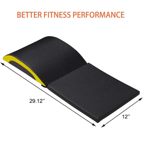 Tailbone Protector Sit Up Mat The Original Abdominal Core Trainer Mat for Full Range of Motion Sit ups Crunches and Ab Workouts - Zen Fit Plus