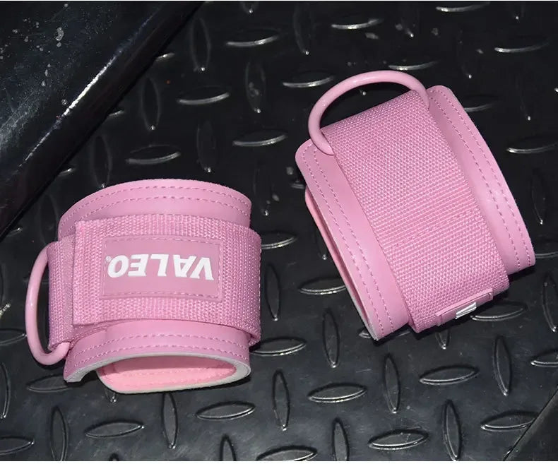 1Pcs Leather Fitness Ankle Straps Adjustable D-Ring Foot Support Cuffs Gym Leg Strength Workouts Pulley Buckle Sports Feet Guard - Zen Fit Plus