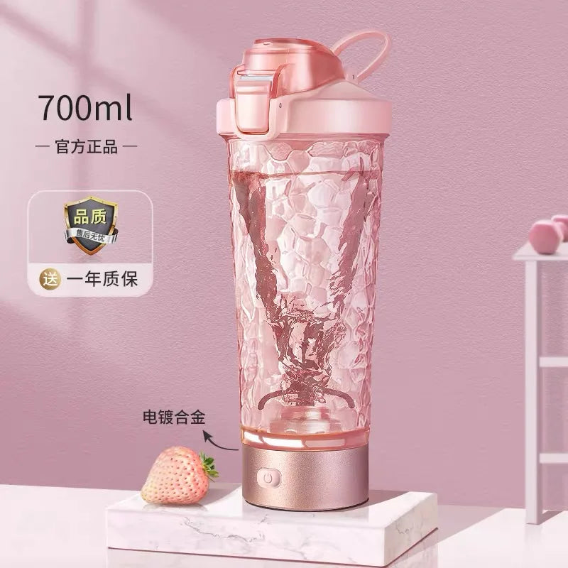 Electric Protein Shaker Bottle, USB Rechargeable Blender Bottles, BPA Free, Tritan Portable Blender Cup, 650ml Zen fit plus