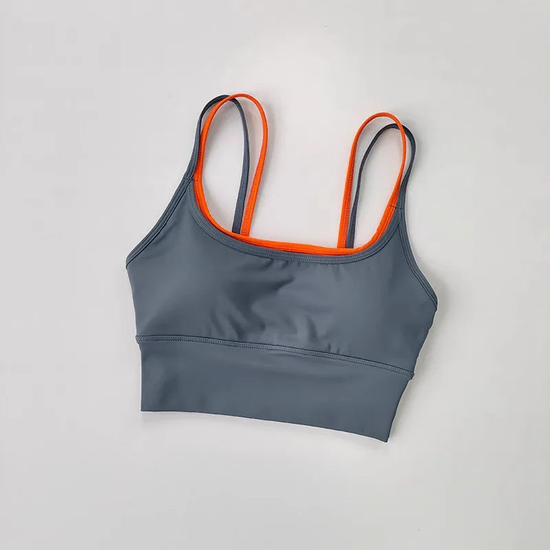 Shockproof Sports Bra for Women Slim Elastic Fitness Underwear  Gym Breathable Yoga Crop Top Sportswear Zen fit plus