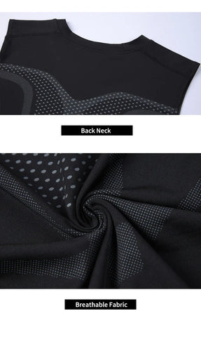 Compression Tank Top Men Gym Shirt Sleeveless Quick Dry Printing Sportswear Male Fitness Bodybuilding Vest Workout Muscle Top - Zen Fit Plus