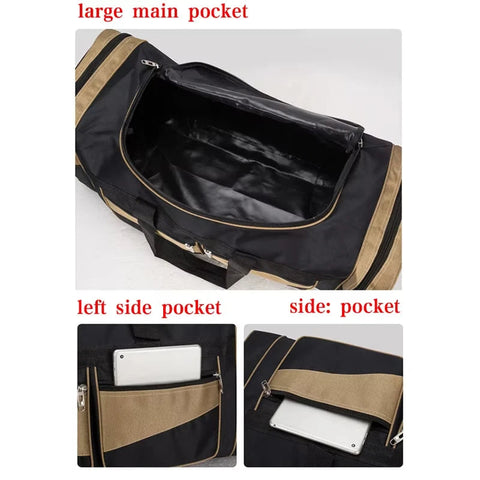 Luggage Travel Bag Gym Fitness Handbags for Women Men Outdoor Sports Shoulder Large Storage Duffel Training Long Distance Bag Zen fit plus