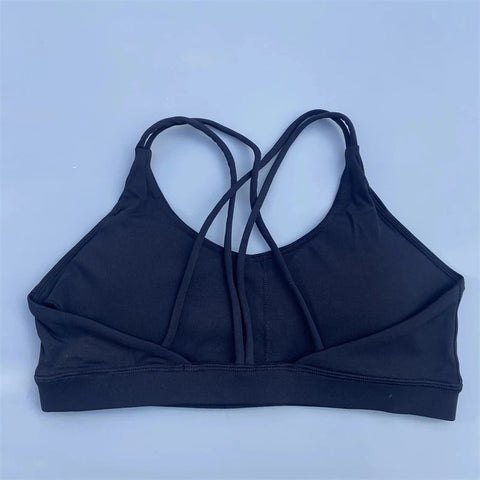 Solid Color soft high strength Women Fitness Bra Tight Sport Top Comprehensive Training Gym Yoga Underwear  Tight With Chest Pad Zen fit plus
