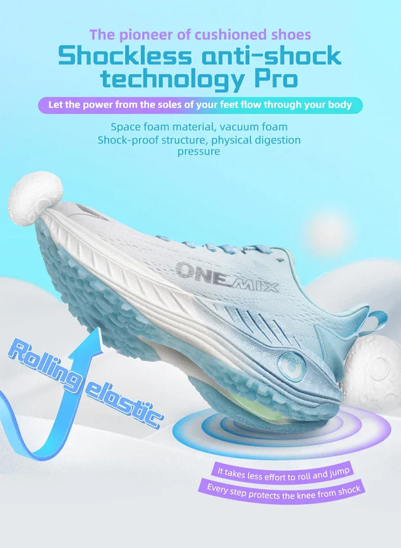 Onemix New Color Male Racing Breathable Cushioning Non-Slip Summer Jogging Shoes Men Lightweight Women Gym Shoes Outdoor Shoes - Zen Fit Plus