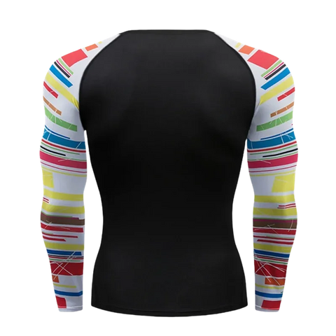 Gym Compression Dry Fit Men's Long Sleeves Fitness T-shirt Spring And Autumn Outdoor Sports Running Tees Sportswear Tops T-shirt - Zen Fit Plus