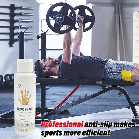 50/100/200ml Liquid Chalk Sports Magnesium Powder Fitness Weight Lifting Anti Slip Cream Grip Weight Lifting Climbing Gym Sports Zen fit plus